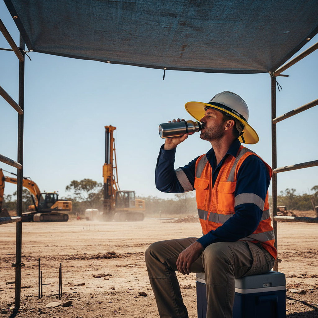Beat the Heat: A Helmet Wearer's Guide to Construction Site Heat Stress in Australia