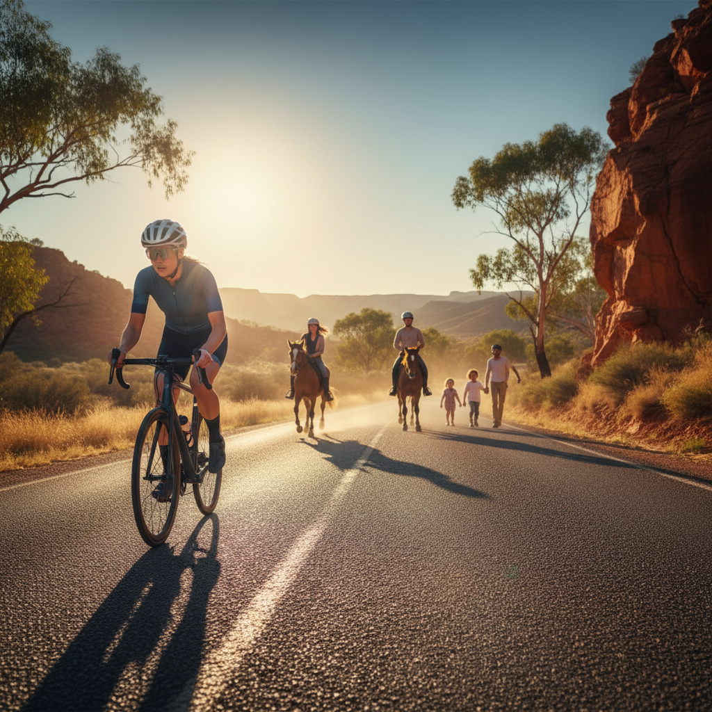 Beat the Heat: Your Helmeted Ride in Aussie Summer