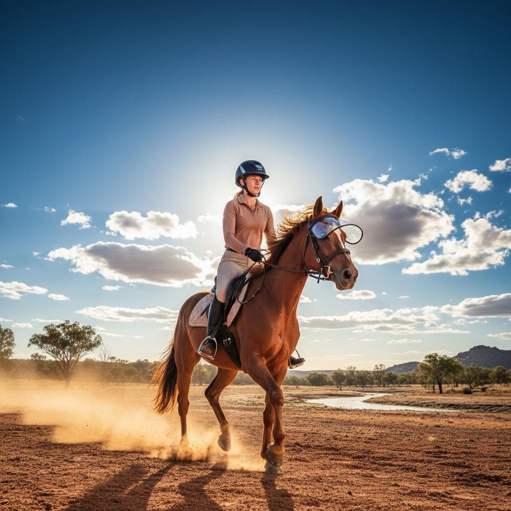 Beyond the Brim: Why Your Riding Helmet is Your Best Sun Defence