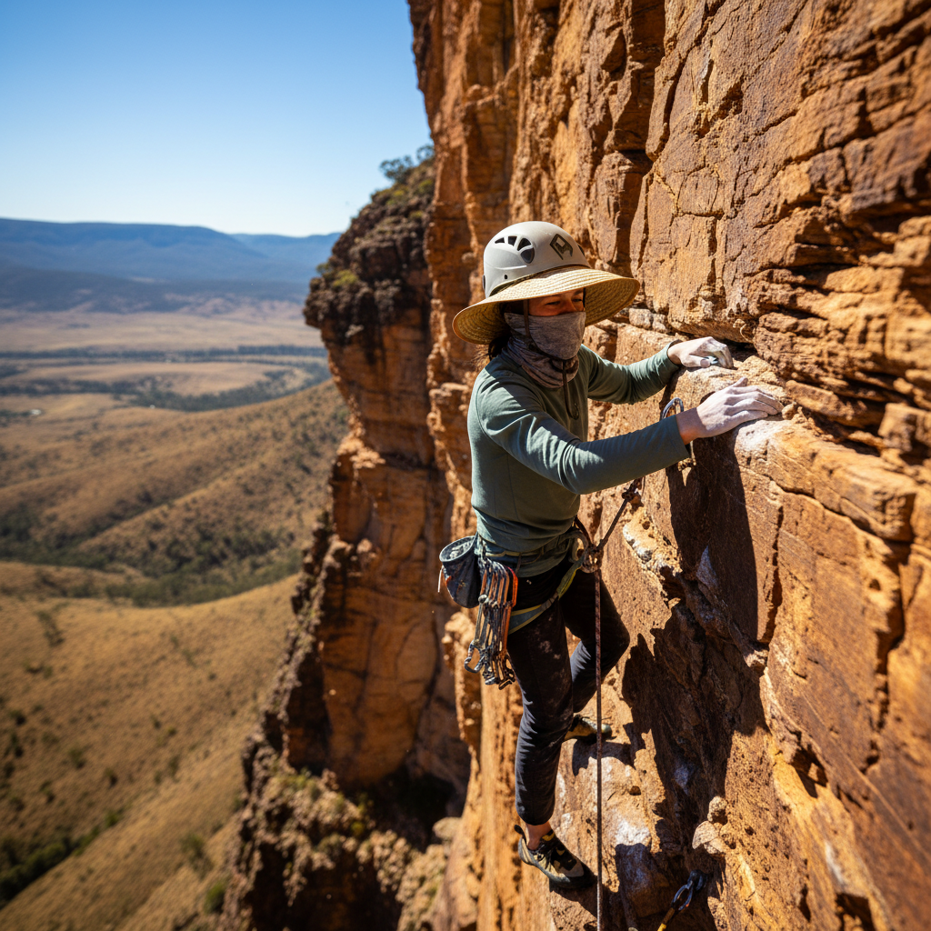 Climbing Helmets Aren't Enough: Protecting Your Face and Neck from the Aussie Sun