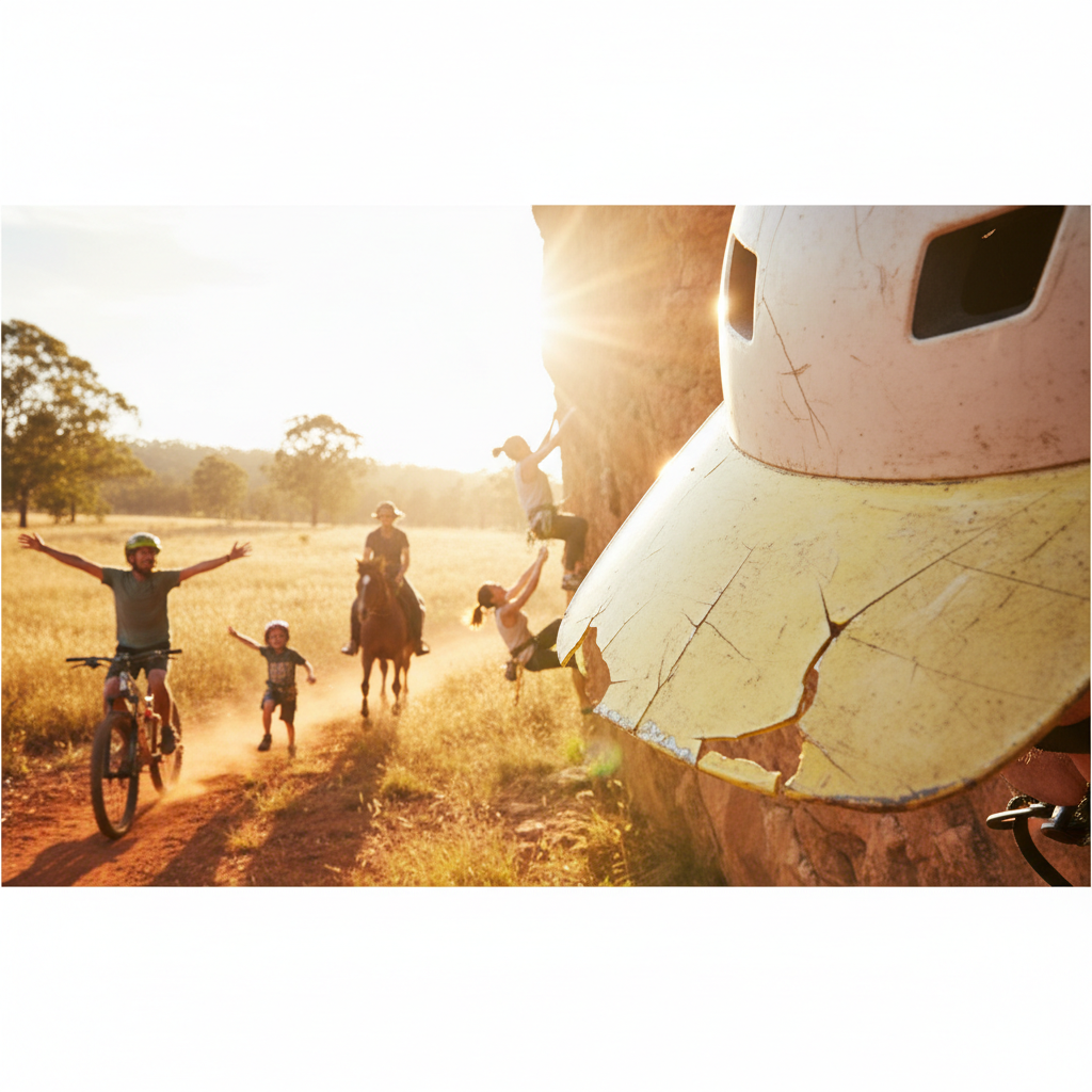 Don't Get Burned: Why Cheap Helmet Brims Fail in Australian Sun