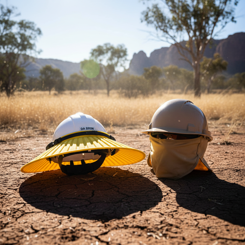 Helmet Brim vs. Neck Flap: Which Sun Protection is Best for Australian Conditions?