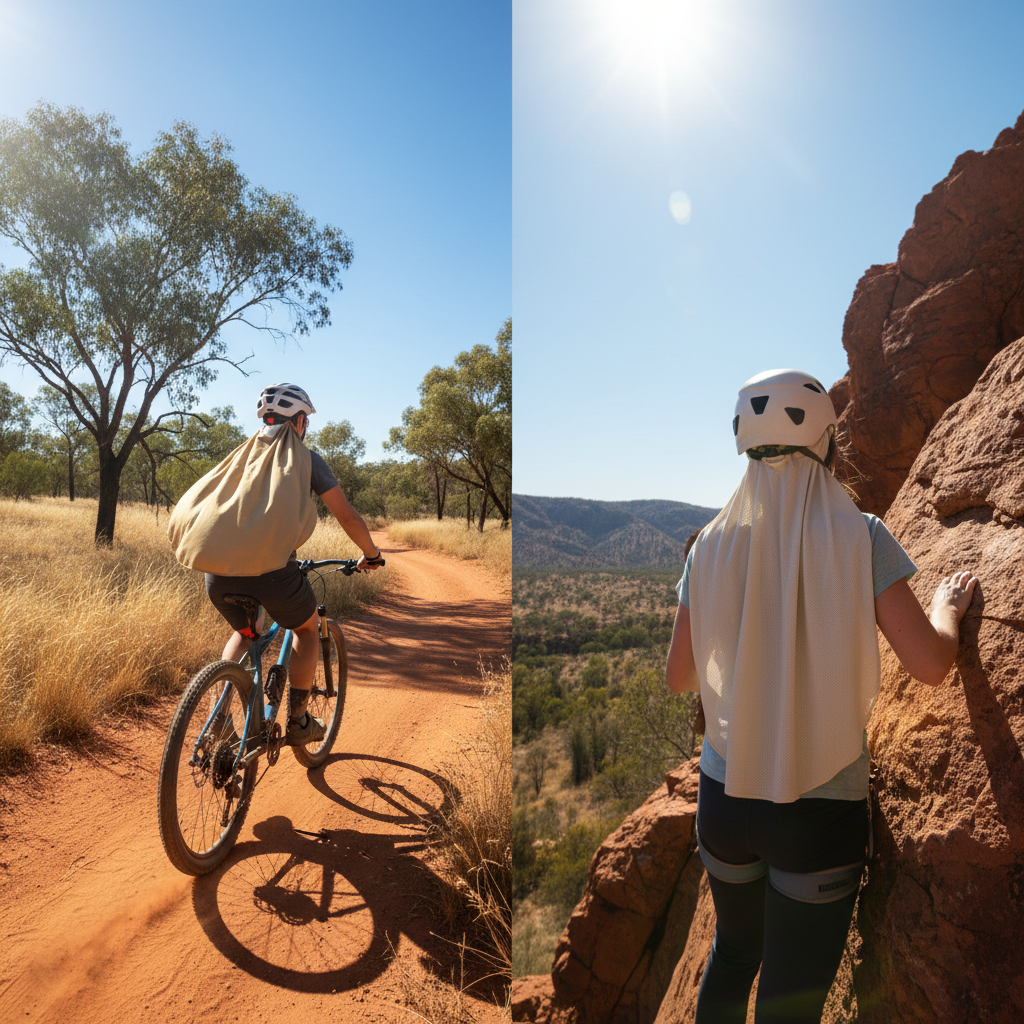 Helmet Brim vs. Neck Flap: Which Sun Protection Method Actually Works?
