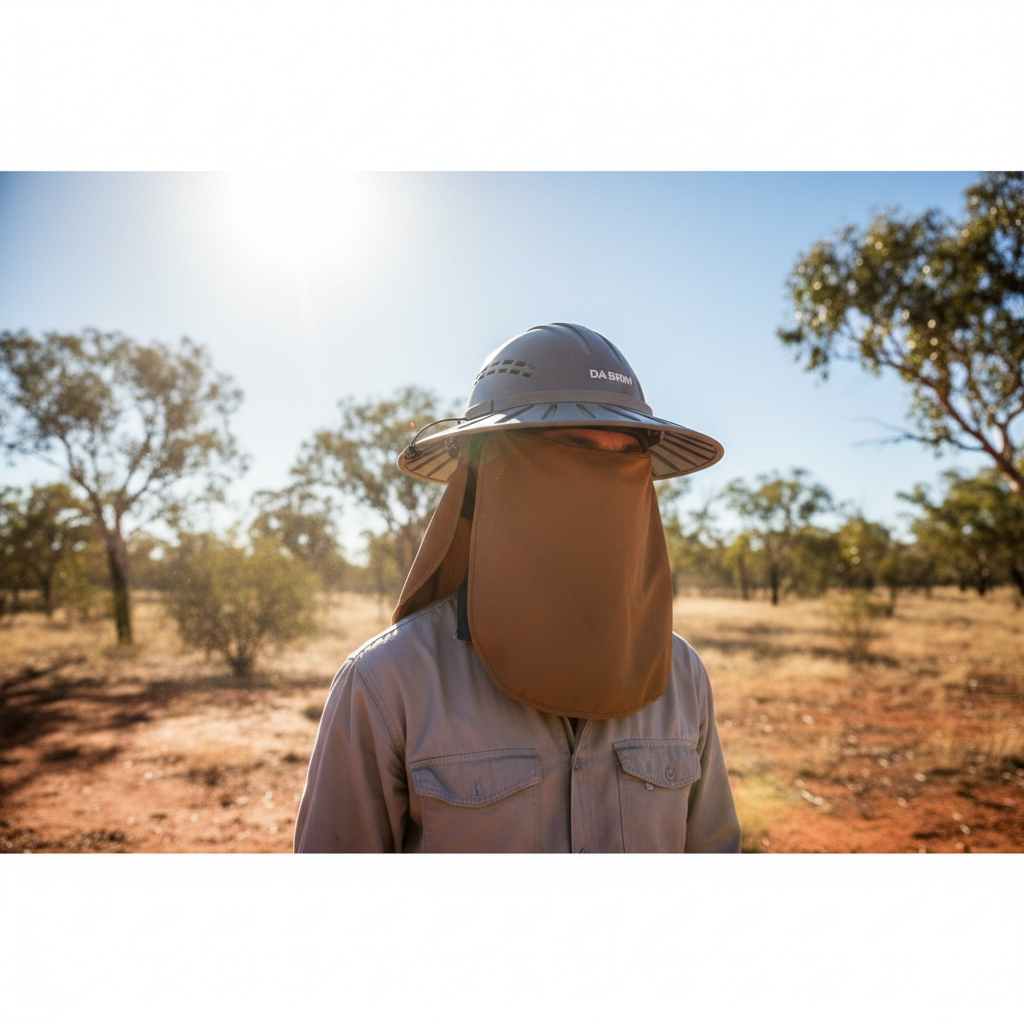 Helmet Brim vs. Neck Flap: Your Aussie Sun Defence