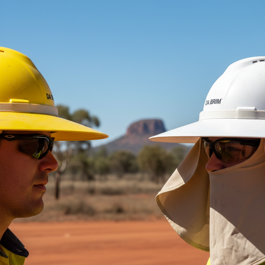 Helmet Sun Brim vs. Neck Flap: Which Protects Your Melon Better in Australia?