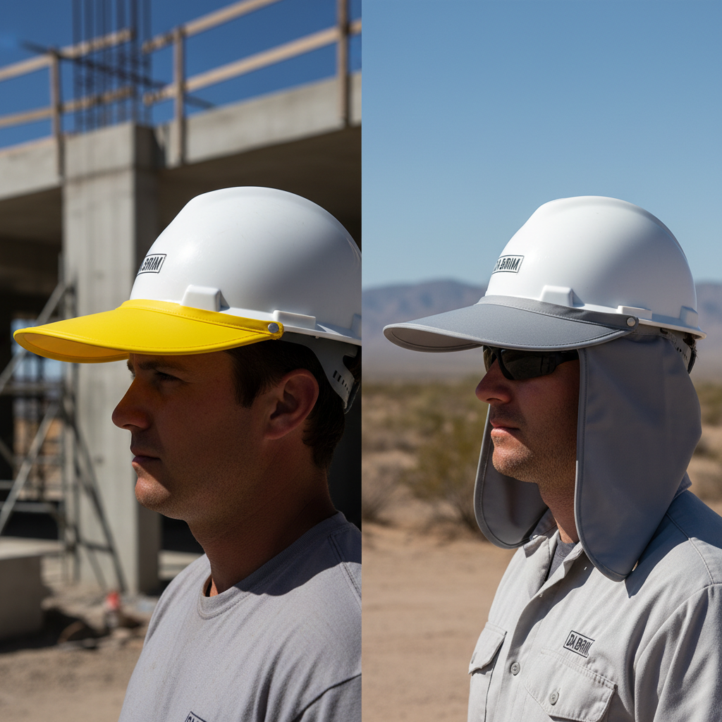 Helmet Sun Protection: Brim vs. Neck Flap – Which Shields You Best?