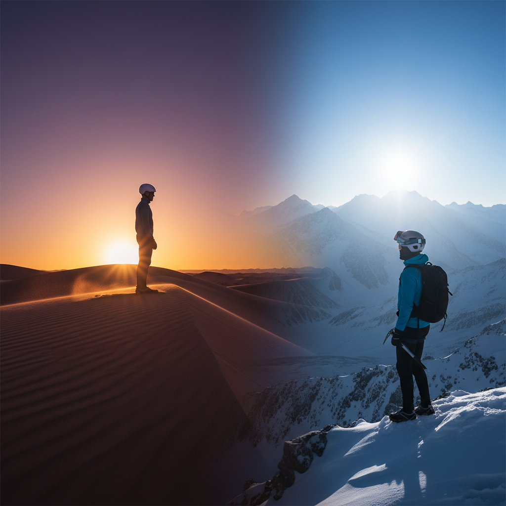 Helmet Up, Sun Down: Conquering Desert and Alpine Sun Exposure