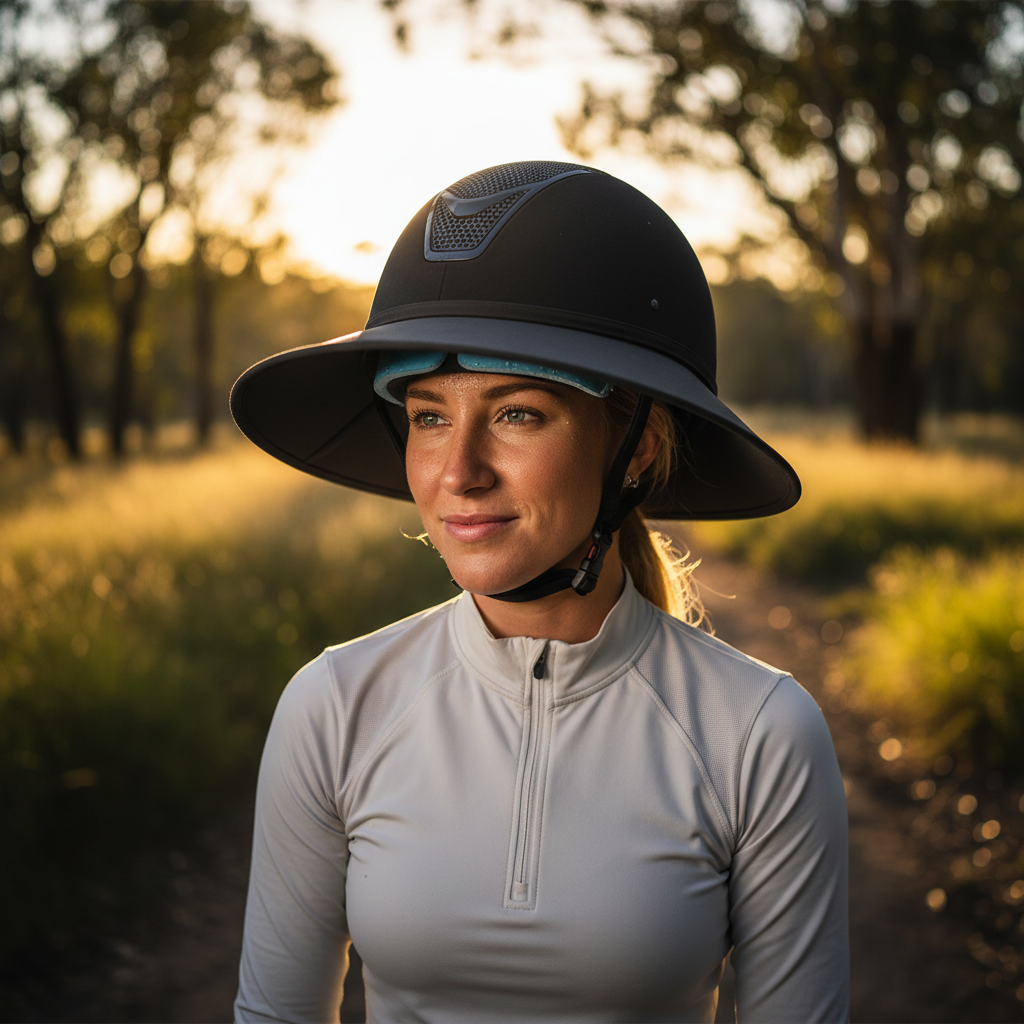 Smart Sun Protection for Horse Riders: Essential Helmet Accessories