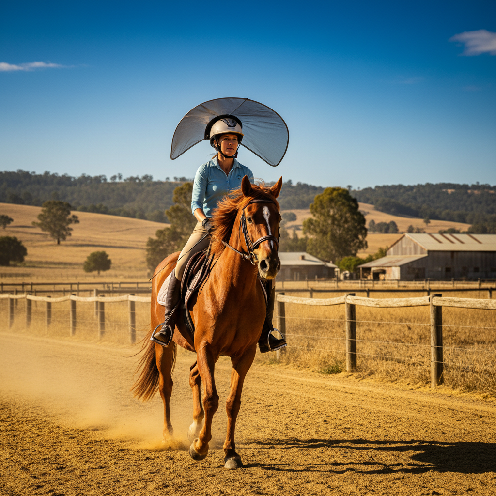 Sun-Smart Riding: Essential Helmet Accessories for Australian Equestrians